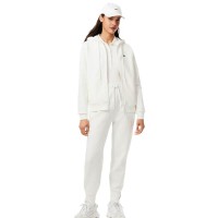 Pantalon Femme Lacoste Sport Coton Blanc