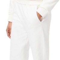 Pantalon Femme Lacoste Sport Coton Blanc