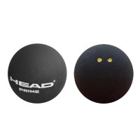 Head Prime Double Point Balle de squash jaune 3 unites
