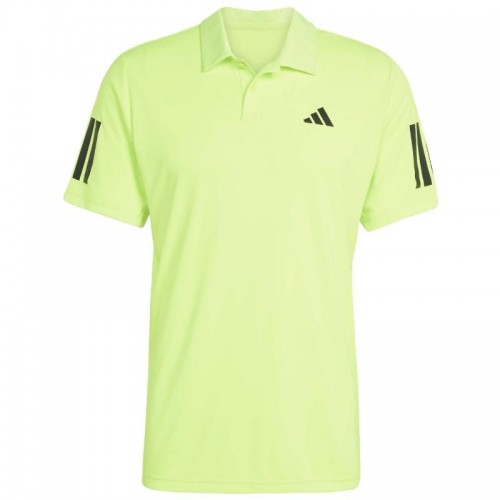 Polo Adidas Club 3 Stripes Lucid Limon