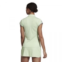 Polo Adidas Club 3 Rayures Gris Vert