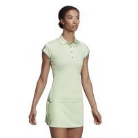 Polo Adidas Club 3 Rayures Gris Vert