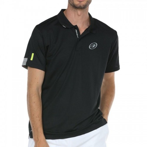 Bullpadel Cute Black Polo Shirt Bullpadel Cute Black Polo Shirt