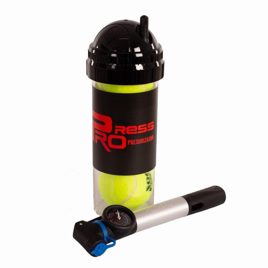 Presurizador de Pelotas Softee Press Pro + Bomba X3