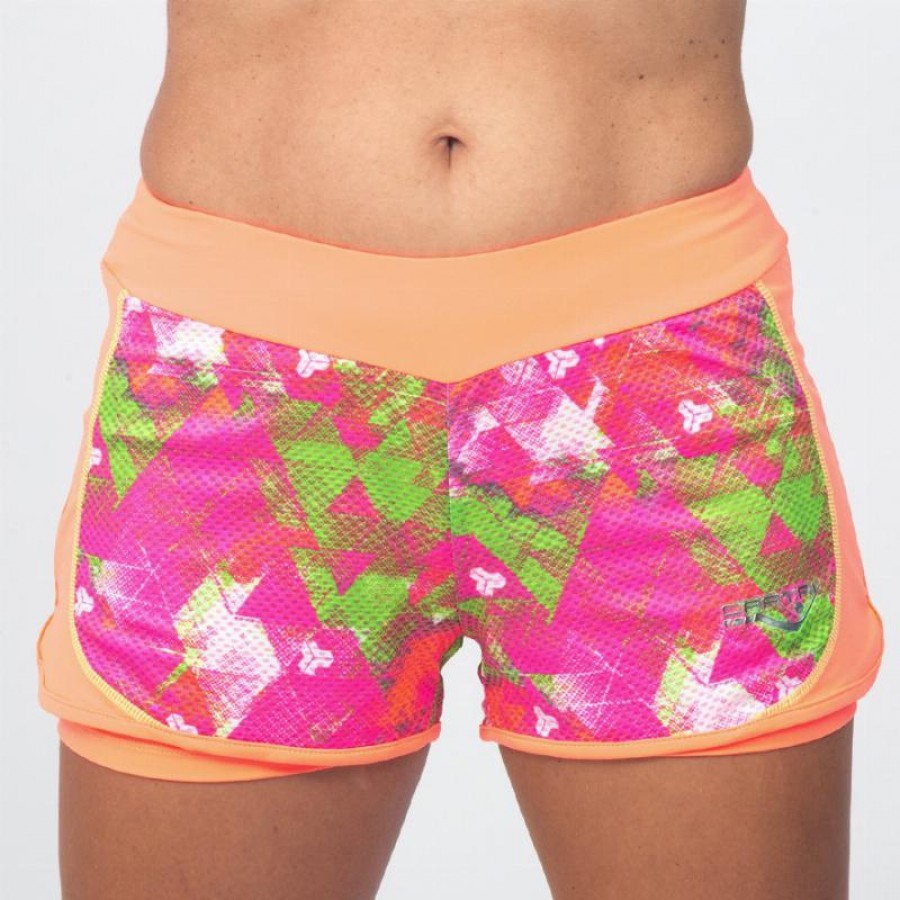 Short Cartri Colmy Naranja Rosa Verde Junior