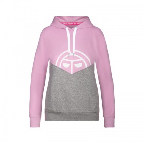 Sweat-shirt Bidi Badu Salia Gris Clair Rose Sweat-shirt Bidi Badu Salia Gris Clair Rose