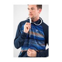 Head TopSpin Sweat-shirt imprime bleu fonce
