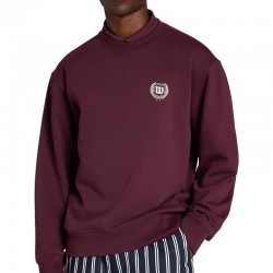 Wilson Playstate Crew Felpa Rosso Scuro