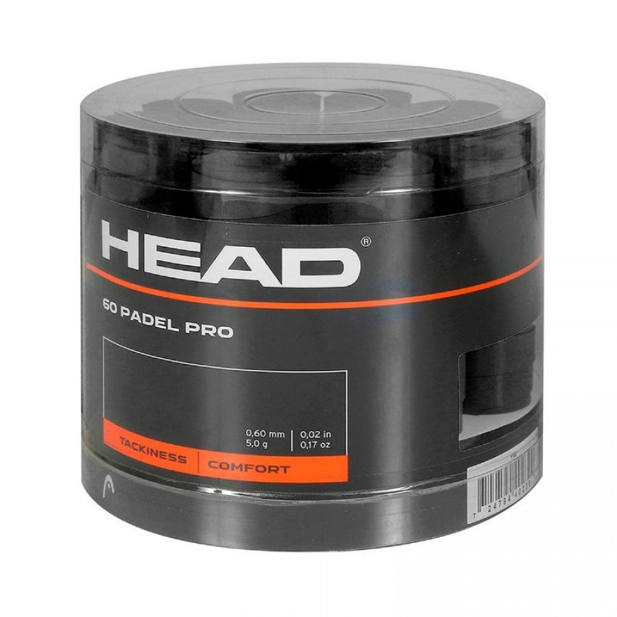Manches Tambor Head Padel Pro Negro 60