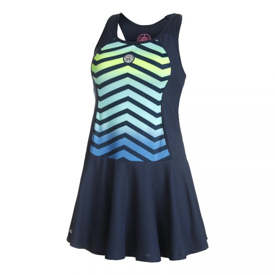 Vestido Bidi Badu Grafic Illumination Azul Oscuro Mix