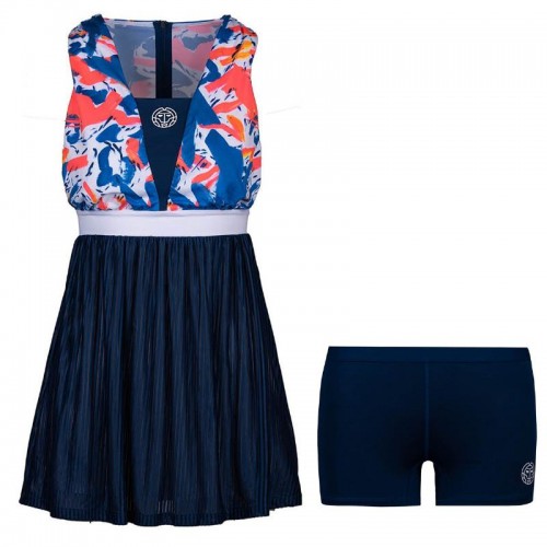 Robe Bidi Badu Kaja Bleu fonce Rouge Neon Robe Bidi Badu Kaja Bleu fonce Rouge Neon