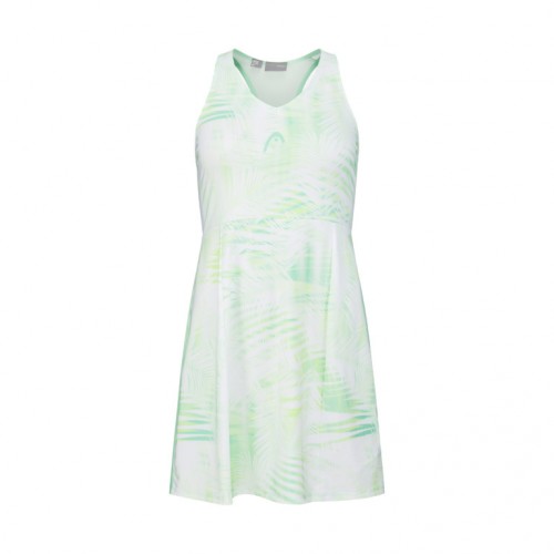 Head Spirit Dress Green Pastel Print Head Spirit Dress Green Pastel Print