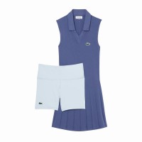 Robe de tennis Lacoste bleu clair violet