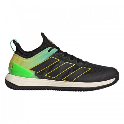 Adidas Adizero Ubersonic 4 Clay Core Shoes Black Yellow Adidas Adizero Ubersonic 4 Clay Core Shoes Black Yellow