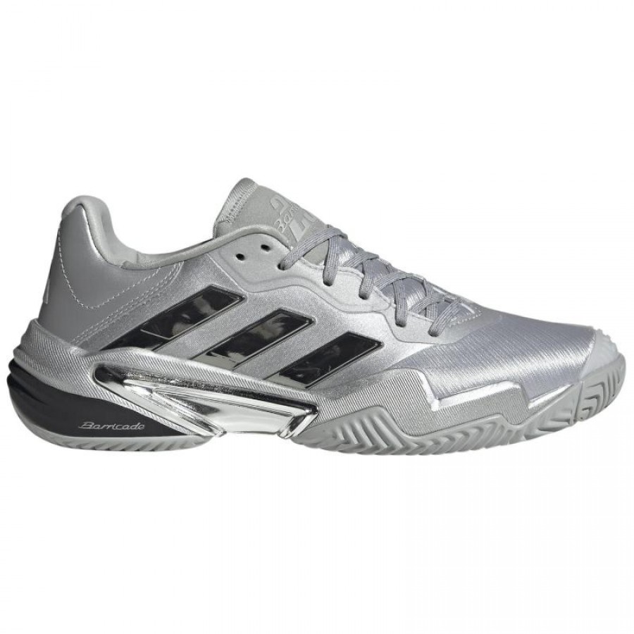 Zapatillas Adidas Barricade 13 Plata Negro