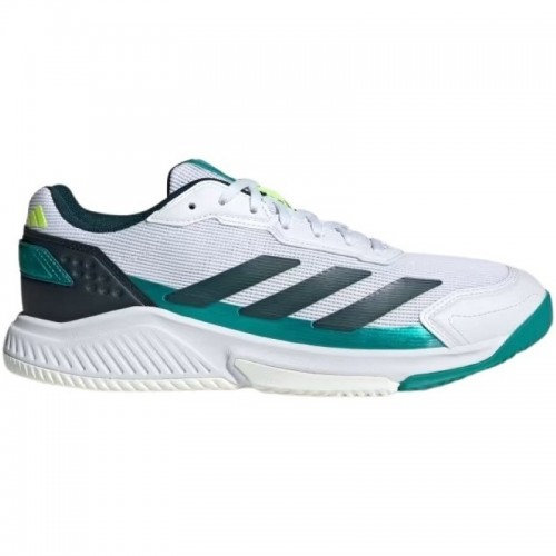 Zapatillas Adidas Courtquick Padel Blanco Verde