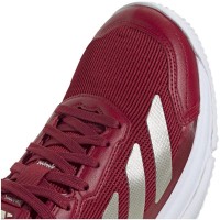 Zapatillas Adidas Courtquick Padel Rojo Mujer
