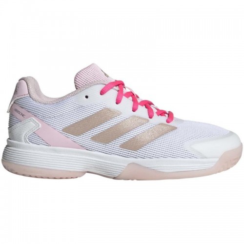 Zapatillas Adidas Ubersonic Blanco Plata Rosa Junior
