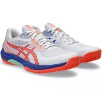 Asics Game FF Padel Baskets Corail Blanc