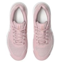Asics Gel Dedicate 8 Clay Pink Morganite Baskets blanches pour femmes