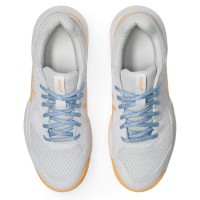 Baskets Femme Asics Gel Dedicate 8 Padel Blanc Orange