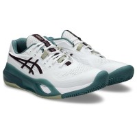 Asics Gel Resolution X Clay Dark Garnet White Sneakers