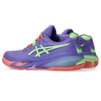 Zapatillas Asics Gel Resolution X Padel Purpura Verde Mujer