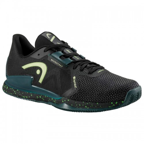 Head Sprint Pro 3.5 SF Clay Black Forest Green Shoes Head Sprint Pro 3.5 SF Clay Black Forest Green Shoes