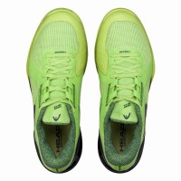 Zapatillas Head Sprint Pro 4.0 Clay Lima Azul Marino