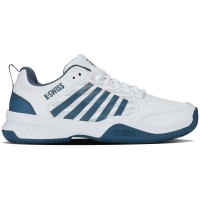 Zapatillas Kswiss Court Express 2 Clay Blanco Azul