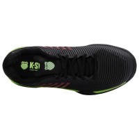 Zapatillas Kswiss Hypercourt Express 2 HB Argila Negro Verde Neon