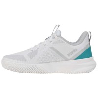 Sneakers femminili Kswiss Kspeed Team Clay White Turchese