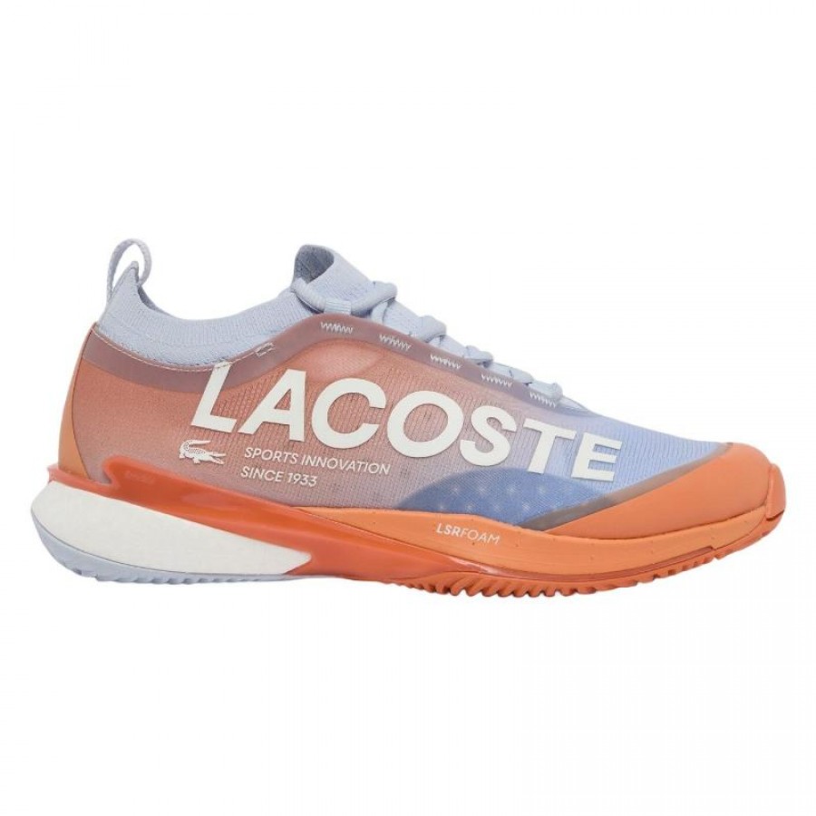 Baskets Lacoste AG-LT25 Lite en argile bleu orange