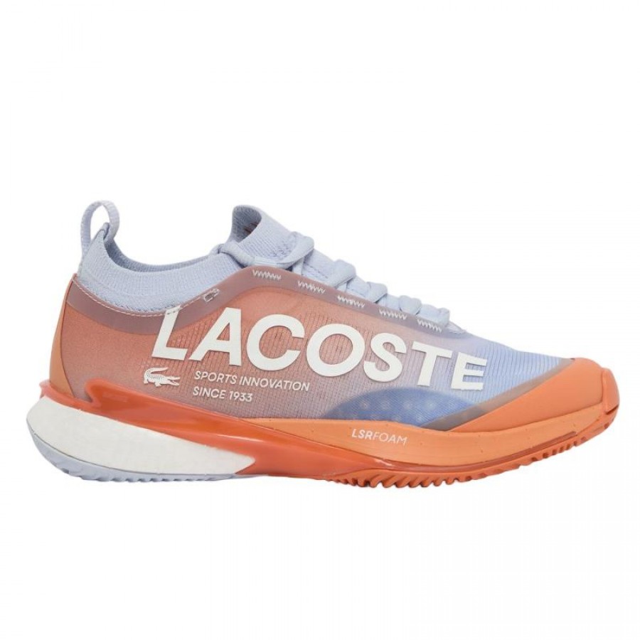 Zapatillas Lacoste AG-LT25 Lite Clay Azul Naranja Mujer