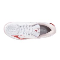 Mizuno Wave Exceed Tour 7 Clay White Red Women''s Sneakers
