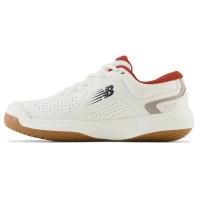 New Balance 696V5 Blanc Rouge Baskets
