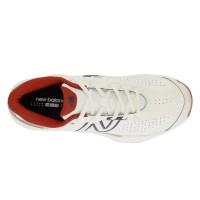 New Balance 696V5 Blanc Rouge Baskets