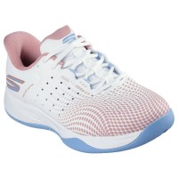 Skechers Viper Court Reload White Pink Women''s Sneakers