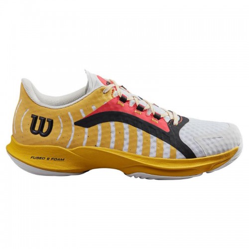 Wilson Hurakn Pro White Coral Gold Sneakers Wilson Hurakn Pro White Coral Gold Sneakers