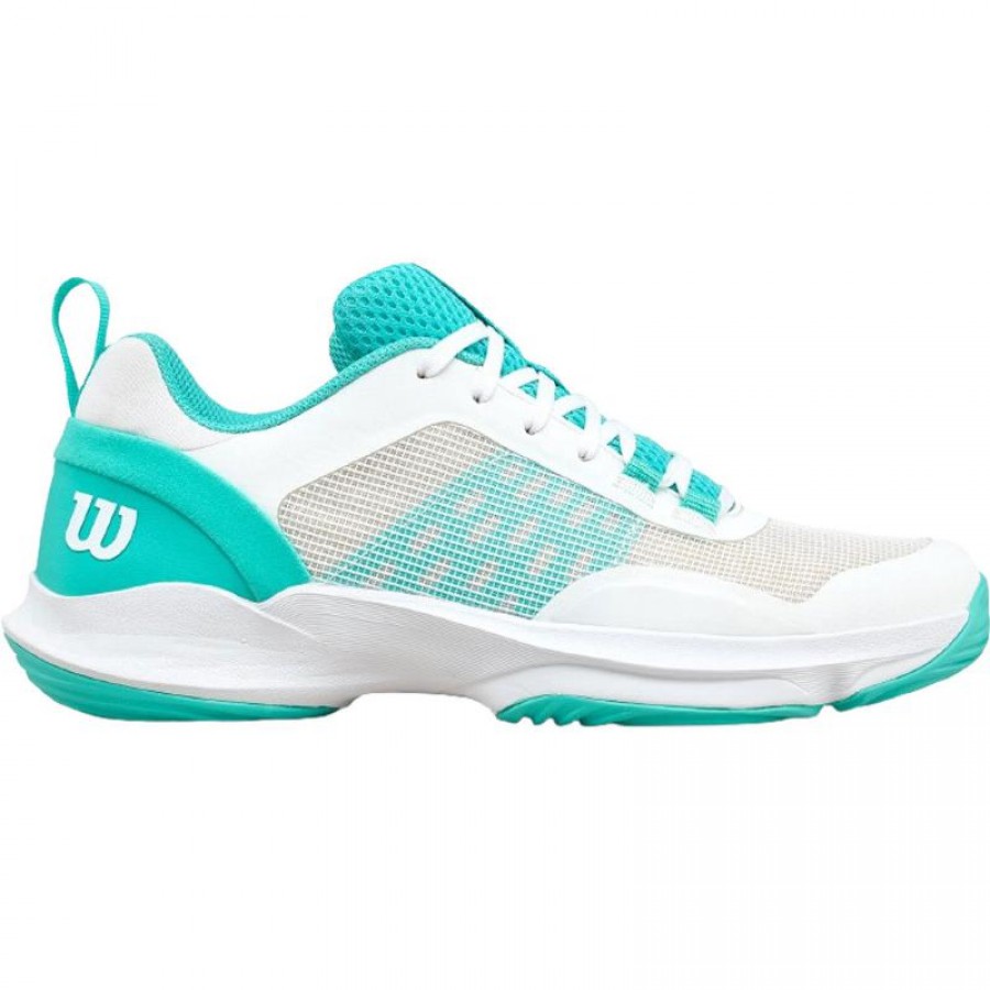 Zapatillas Wilson Hurakn Pro V2 Blanco Turquesa Mujer