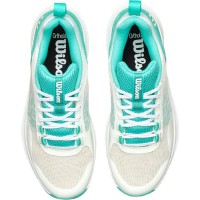 Zapatillas Wilson Hurakn Pro V2 Blanco Turquesa Mujer