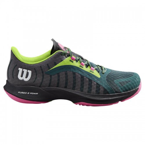 Wilson Hurakn Pro Green Black Sneakers Women Wilson Hurakn Pro Green Black Sneakers Women