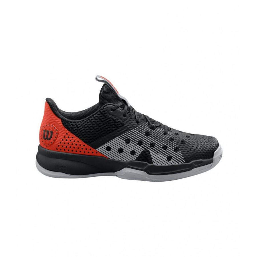 Wilson Hurakn Team Shoes Black Red PADELPOINT Wilson Hurakn Team Shoes Black Red