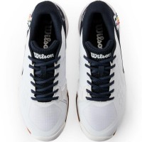 Zapatillas Wilson Rush Pro Ace Clay Blanco Azul Marino