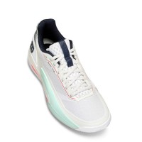 Zapatillas Wilson Rush Tour 5 Clay Blanco Aqua Coral